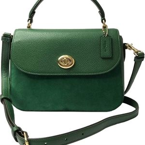 Coach Marlie top handle satchel (gently pre-loved, very little wear)